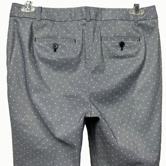 Talbots Gray Houndstooth Polka Dot Career Work Dress Pants Womens 10P - Picture 2 of 15